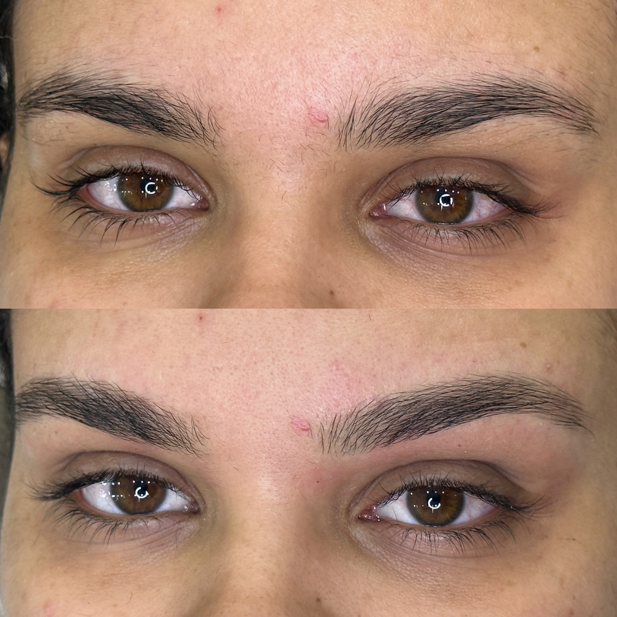 Resultado de design de sobrancelhas - Antes e Depois 3