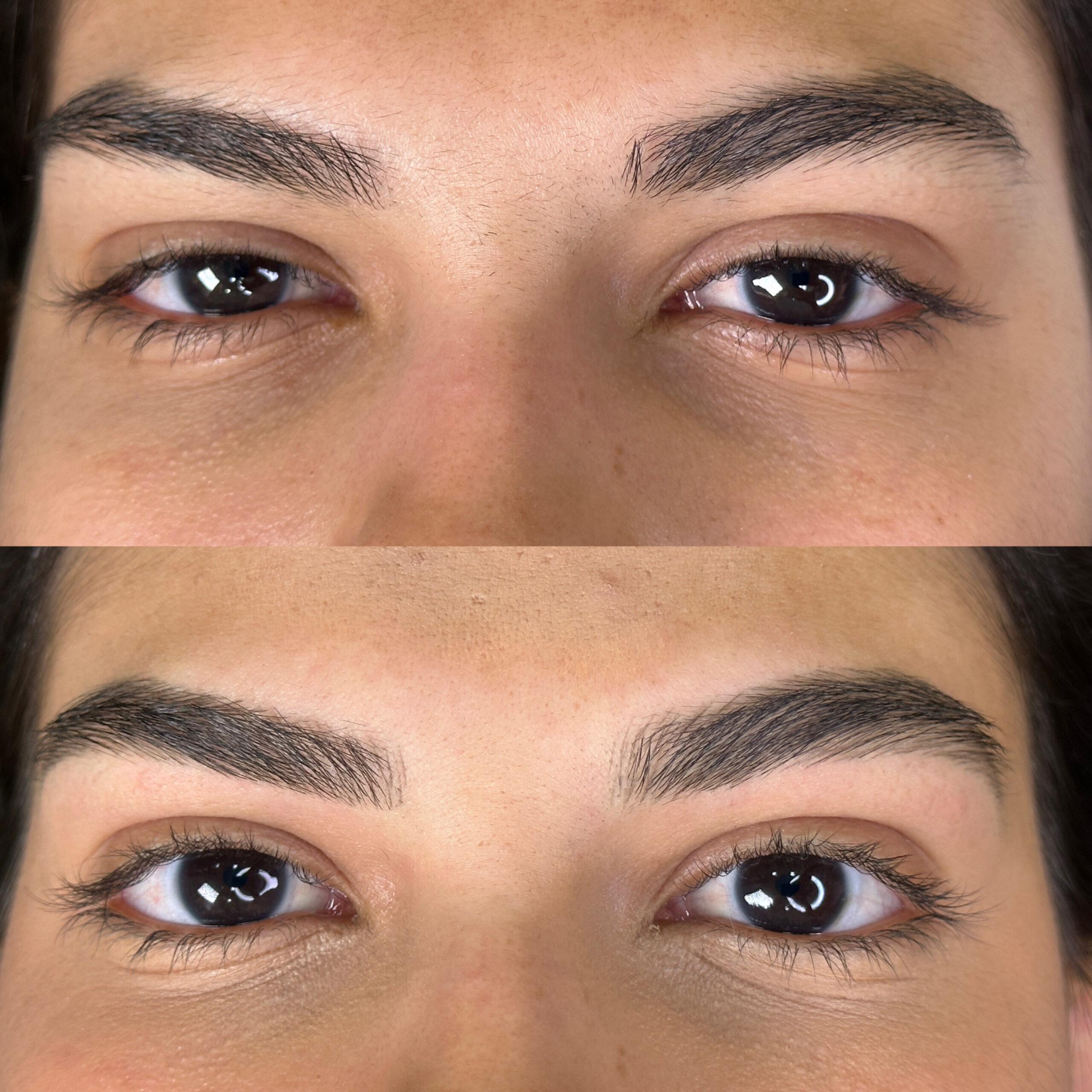 Resultado de design de sobrancelhas - Antes e Depois 1